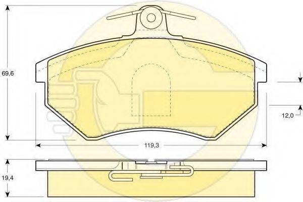 GIRLING 6410891 Комплект гальм, дисковий гальмівний механізм