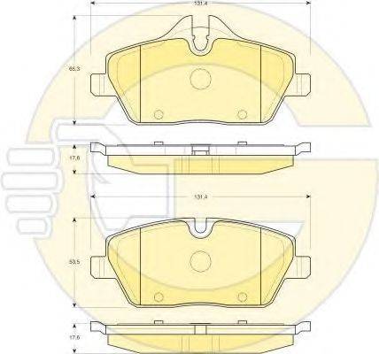 GIRLING 6411481 Комплект гальм, дисковий гальмівний механізм