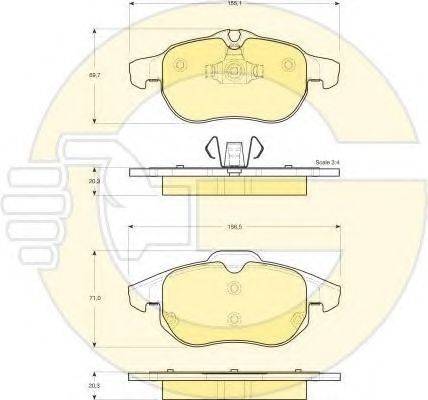 GIRLING 6411672 Комплект гальм, дисковий гальмівний механізм