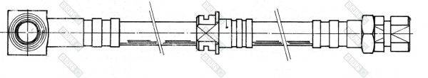 GIRLING 9001100 Гальмівний шланг
