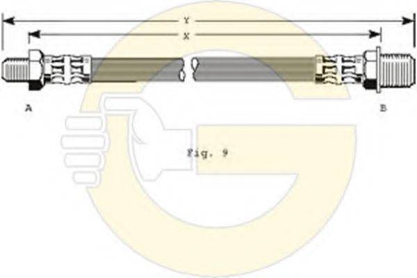 GIRLING 9003182 Гальмівний шланг