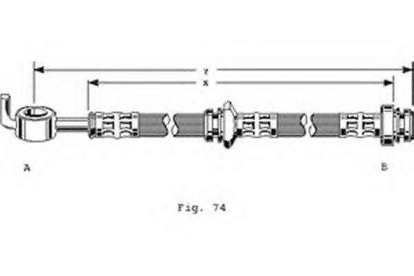 GIRLING 9004163 Гальмівний шланг