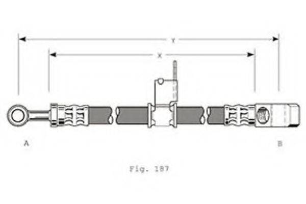 GIRLING 9004178 Гальмівний шланг