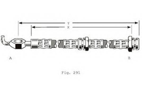 GIRLING 9004220 Гальмівний шланг