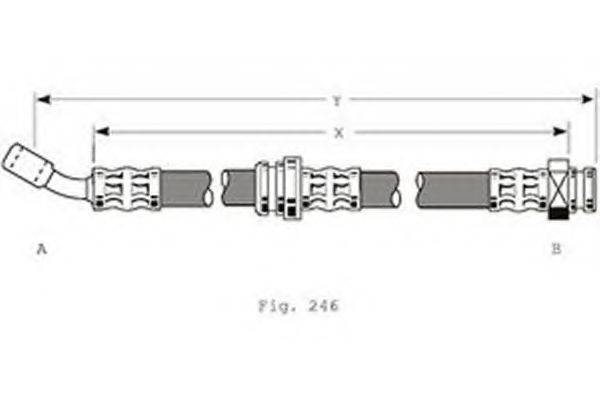 GIRLING 9004367 Гальмівний шланг