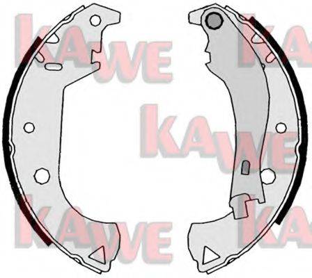 KAWE 07810 Комплект гальмівних колодок