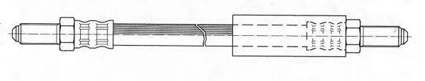 KAWE 510381 Гальмівний шланг