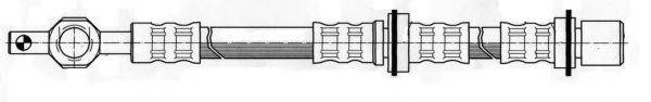 KAWE 510963 Гальмівний шланг