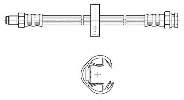 KAWE 511411 Гальмівний шланг