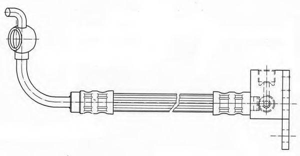 KAWE 511838 Гальмівний шланг