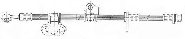 KAWE 511911 Гальмівний шланг