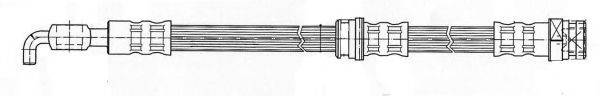 KAWE 512039 Гальмівний шланг