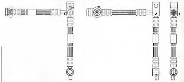 KAWE 512339 Гальмівний шланг