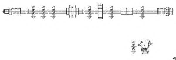 KAWE 516991 Гальмівний шланг