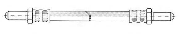 KAWE 510670 Гальмівний шланг