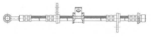 KAWE 511316 Гальмівний шланг