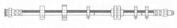 KAWE 511544 Гальмівний шланг