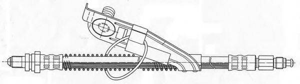 KAWE 511635 Гальмівний шланг