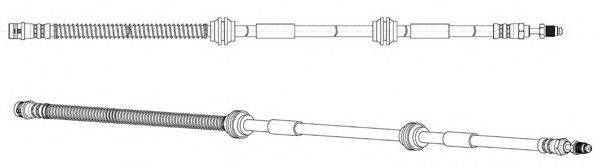 KAWE 512600 Гальмівний шланг