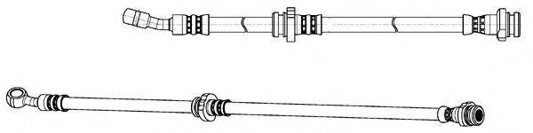 KAWE 512641 Гальмівний шланг