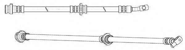 KAWE 512768 Гальмівний шланг