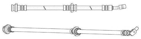 KAWE 512769 Гальмівний шланг