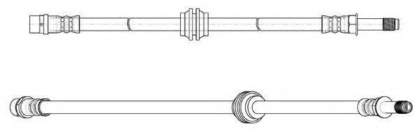 KAWE 512771 Гальмівний шланг