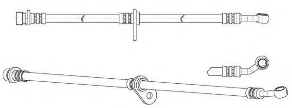 KAWE 512856 Гальмівний шланг