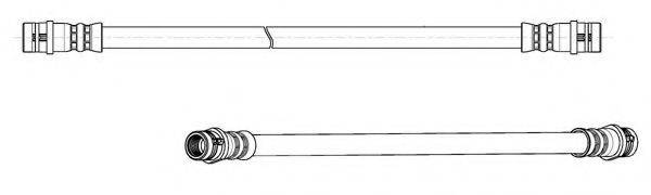 KAWE 512862 Гальмівний шланг