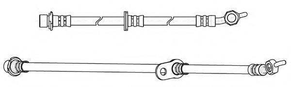 KAWE 512985 Гальмівний шланг