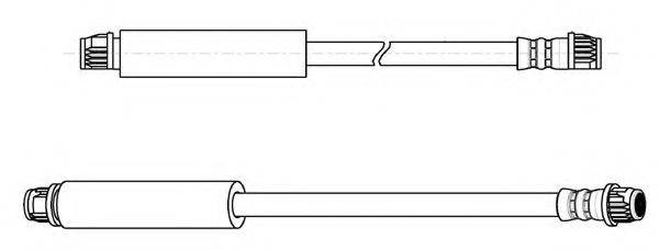 KAWE 514501 Гальмівний шланг