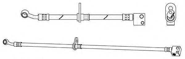 KAWE 514517 Гальмівний шланг