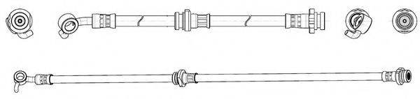 KAWE 514550 Гальмівний шланг