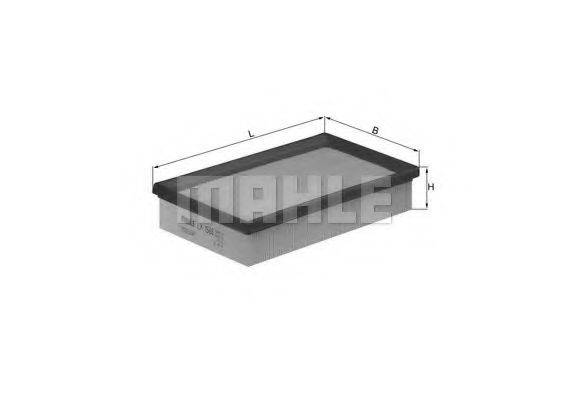 MAHLE ORIGINAL LX1585 Повітряний фільтр