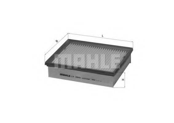 MAHLE ORIGINAL LX2840 Повітряний фільтр