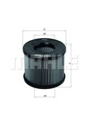 MAHLE ORIGINAL LX2283 Повітряний фільтр