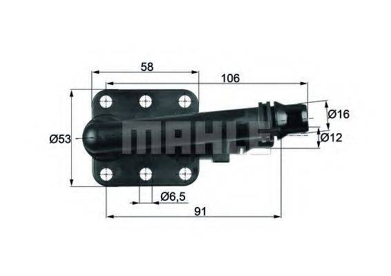 MAHLE ORIGINAL TO582 Термостат, масляне охолодження