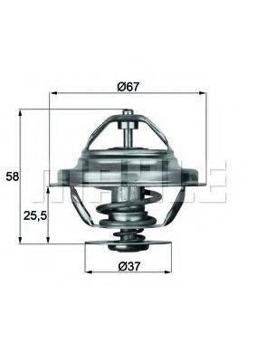 MAHLE ORIGINAL TX2071D Термостат, охолоджуюча рідина