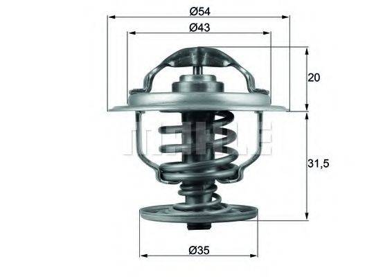 MAHLE ORIGINAL TX10987D Термостат, охолоджуюча рідина