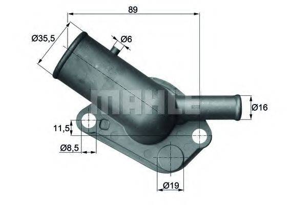 MAHLE ORIGINAL TI6487D Термостат, охолоджуюча рідина