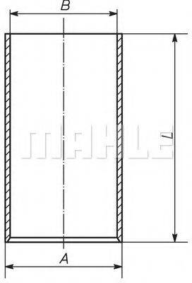 MAHLE ORIGINAL 039WV21 Гільза циліндра