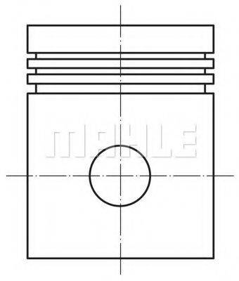 MAHLE ORIGINAL 0139900 Поршень