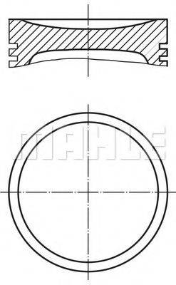 MAHLE ORIGINAL 0039400 Поршень