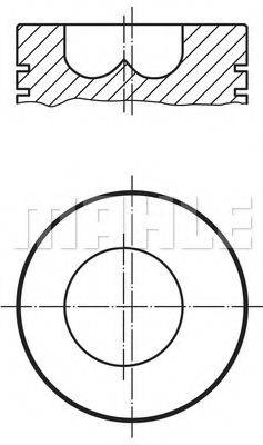 MAHLE ORIGINAL 0098900 Поршень