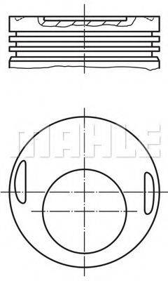 MAHLE ORIGINAL 0026910 Поршень