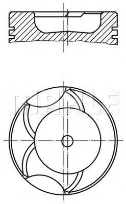 MAHLE ORIGINAL 0146300 Поршень