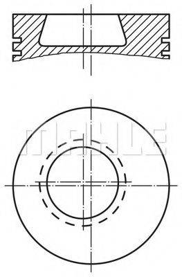 MAHLE ORIGINAL 0038900 Поршень