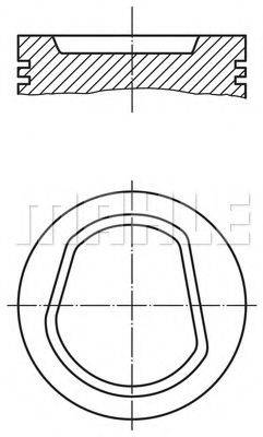 MAHLE ORIGINAL 0301900 Поршень