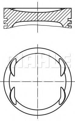 MAHLE ORIGINAL 0830800 Поршень