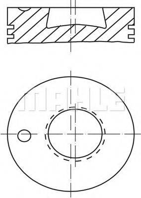 MAHLE ORIGINAL 0039200 Поршень